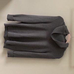 Grey turtle neck